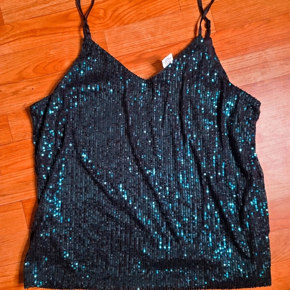 NWOT - SEXY SEQUINED TANK TOP - Picture 1 of 7